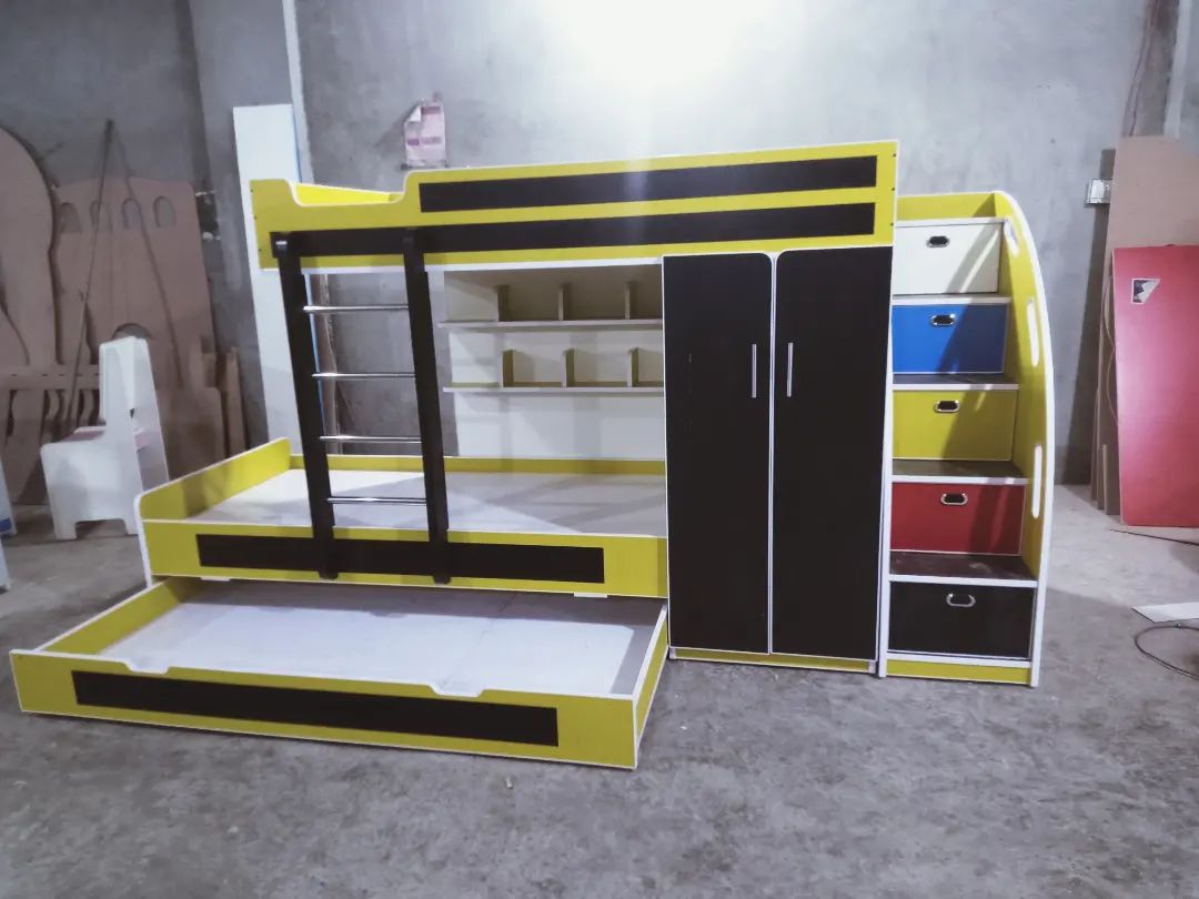 Bunk Bed – Yellow & Black