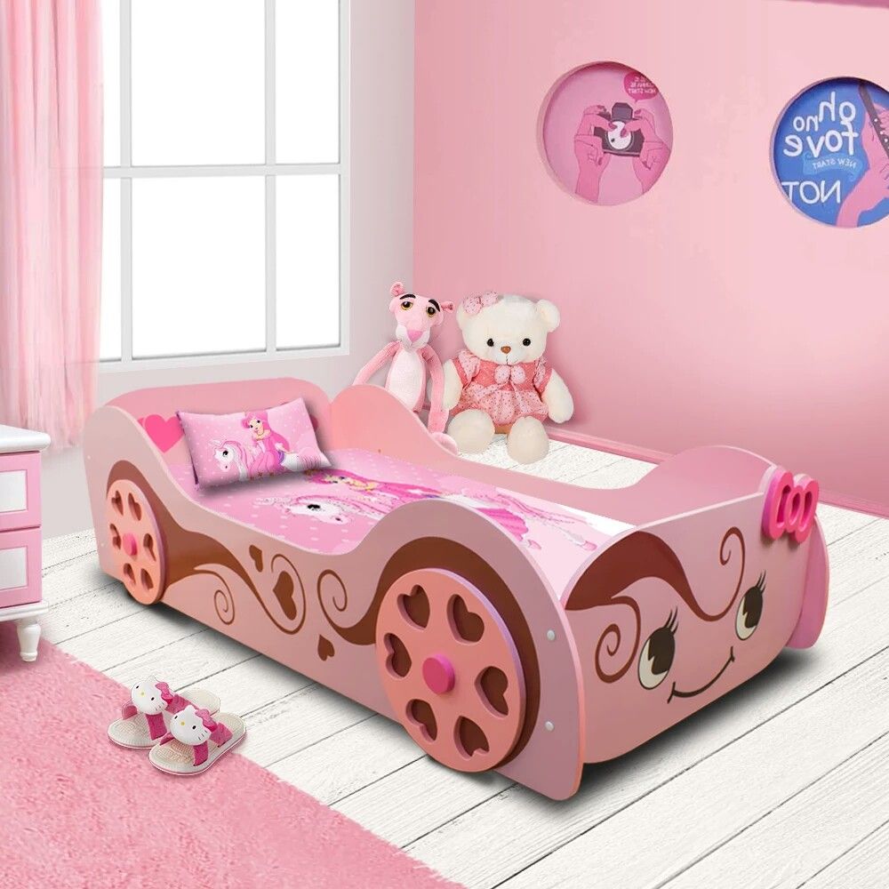 Single Bed – Pinky Bear Double