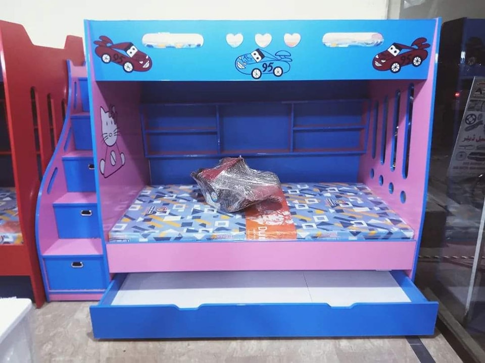 Bunk Bed – Pink & Blue