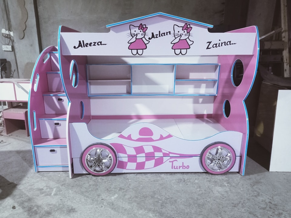 Bunk Bed – Lilac Flowers