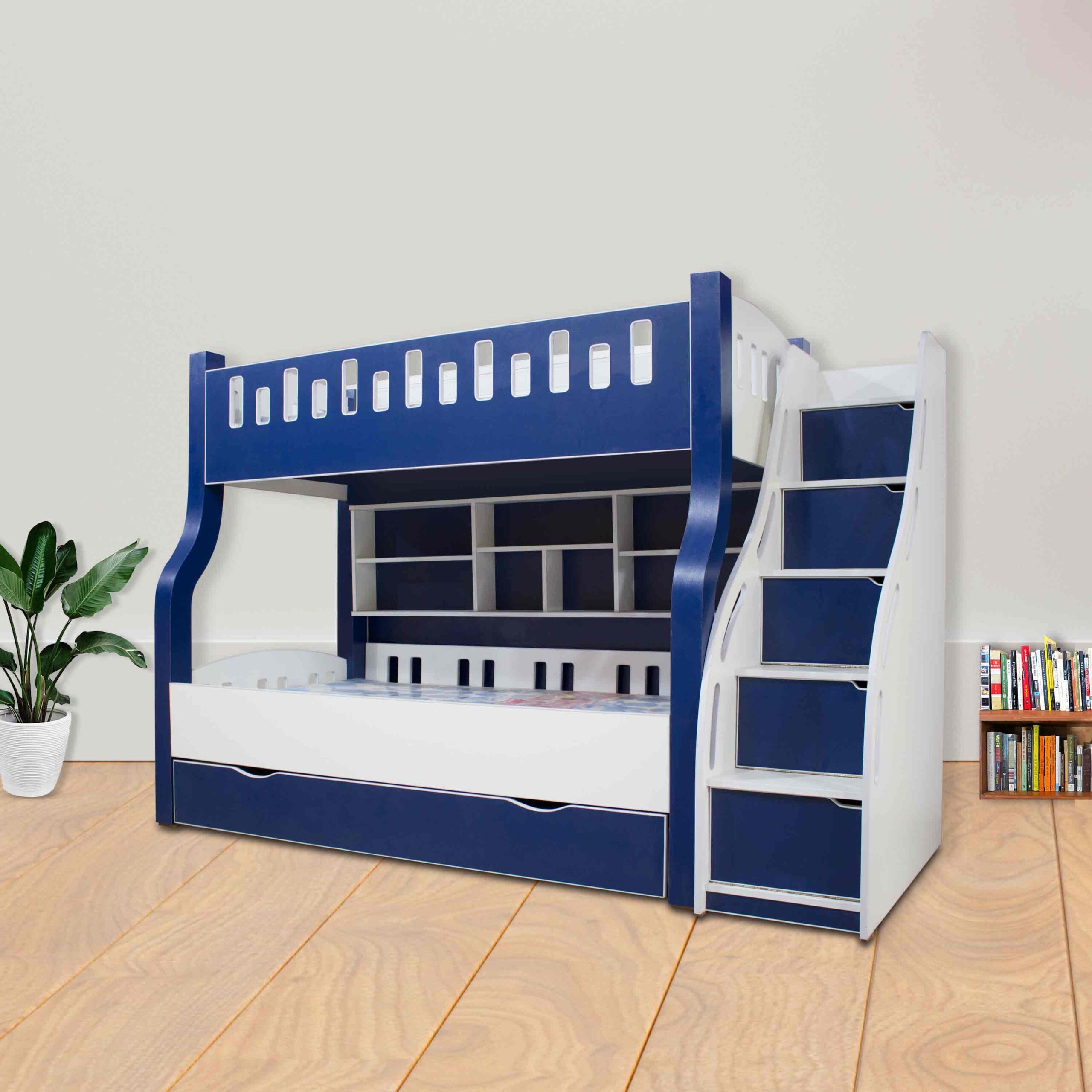 Bunk Bed – Blue Frame