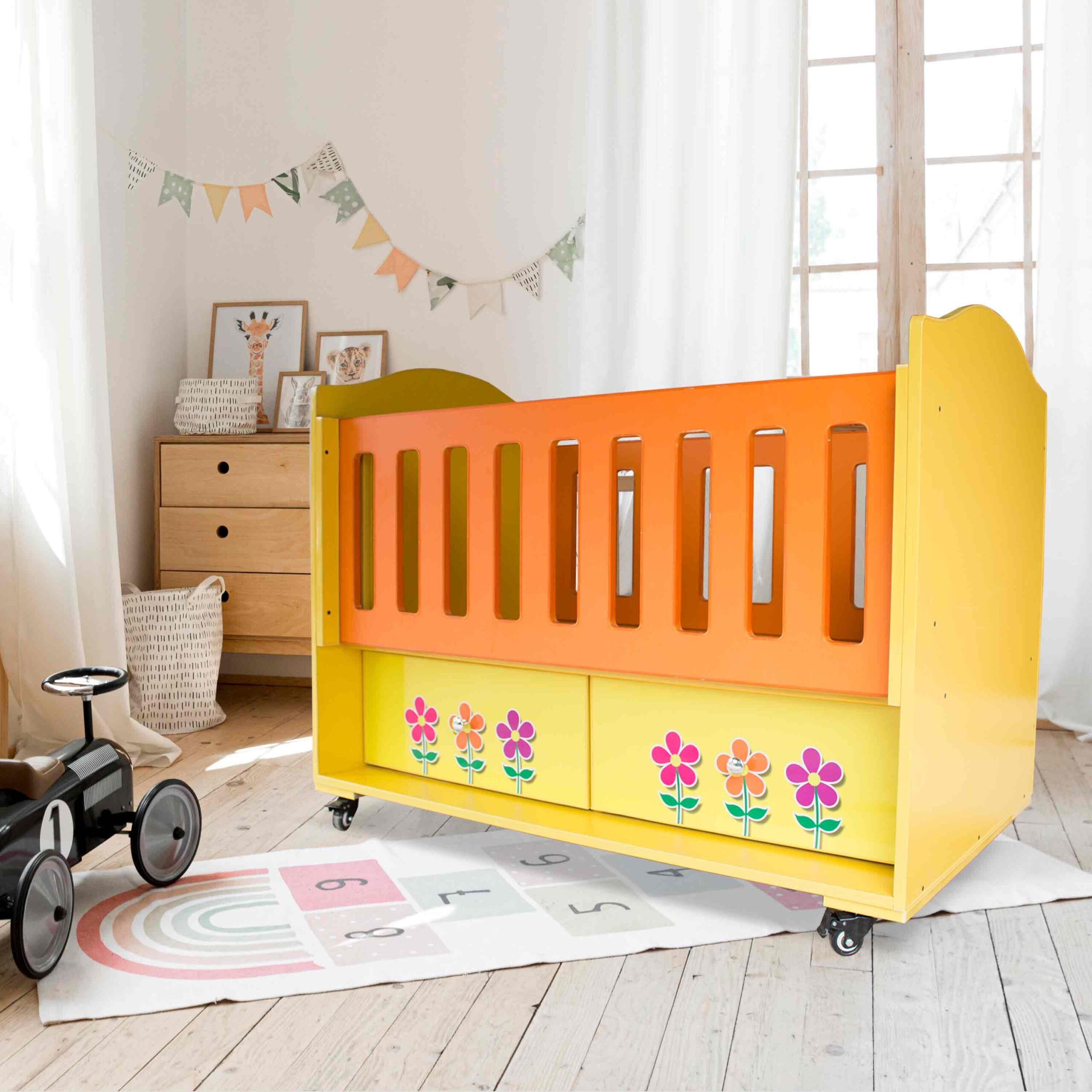 Baby Cot – Floral